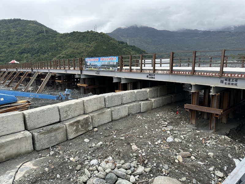 馬太鞍溪鋼便橋 陳世凱：提前於115年元旦通車