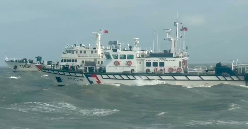 中國海警編隊東西分進常態化騷擾金門 海巡派艇驅離