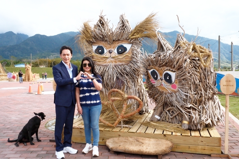 黃鐙輝花蓮富里拍紀錄片 推廣台灣米走向國際