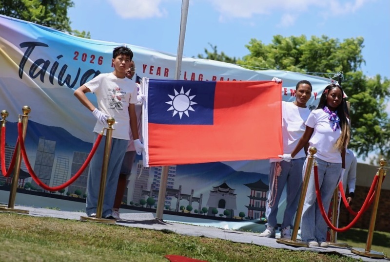 南非僑界元旦升旗 關注駐處遷離議題盼持續對話