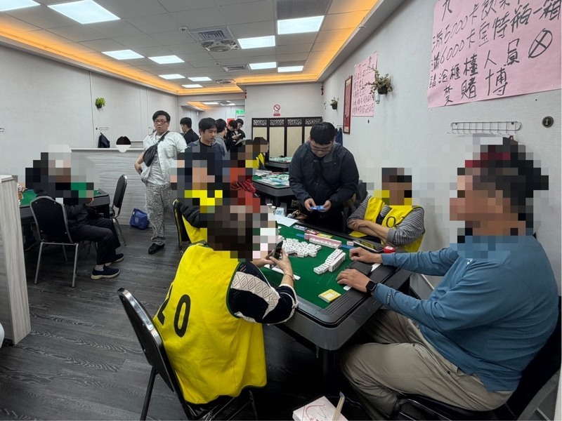 新北警連破2賭場　棋牌社涉籌碼換現金19人遭法辦