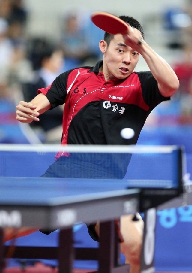 韓國公開賽「台灣內戰」，陳建安最終以局數4比3險勝老大哥，晉級4強。 圖／取自ITTF官網