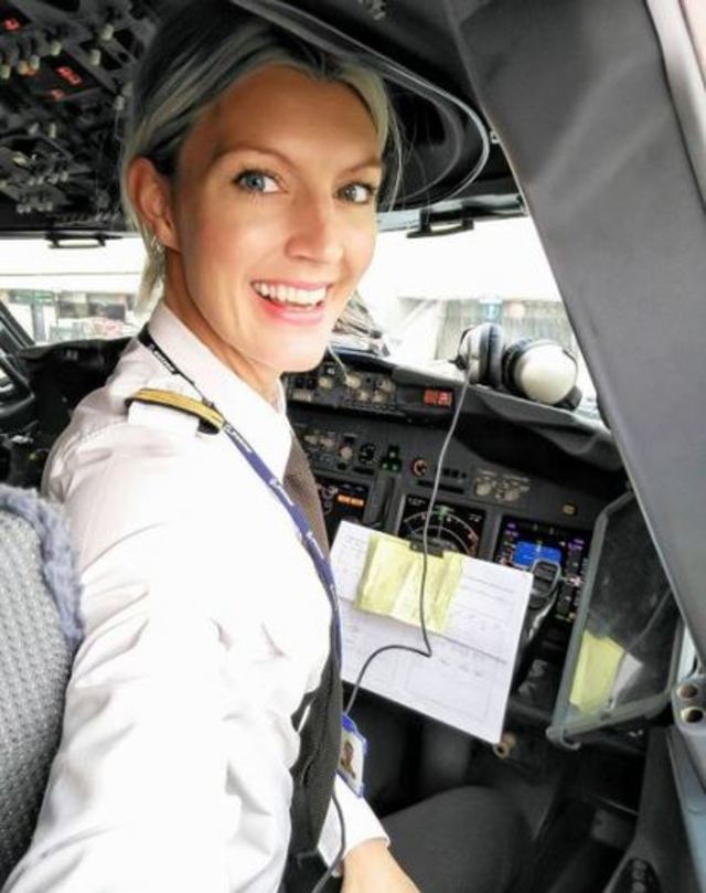 珮蒂森是一名女機師，被網友封為最正女機師。翻攝自珮蒂森IG。