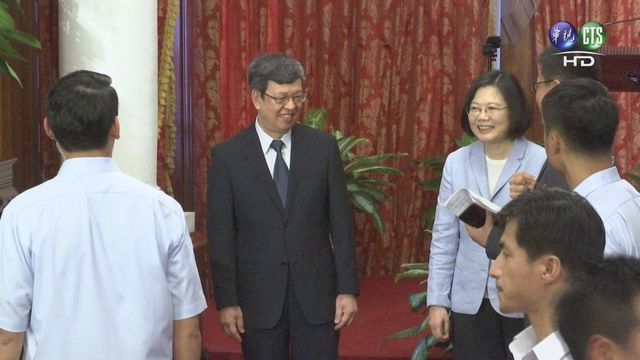 蔡總統、陳副總統.與媒體茶敘.