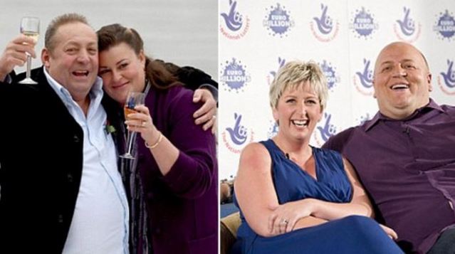 (左)斯卡丁夫婦、(右)貝福德夫婦也中了「頭獎魔咒」。