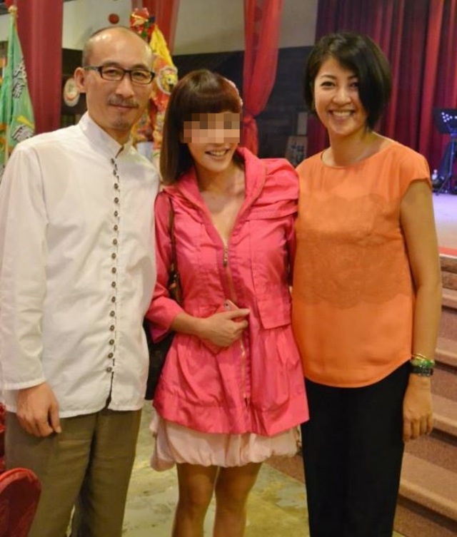 小潘潘夫婿江欽良(左)是媒人.（翻攝江董臉書）