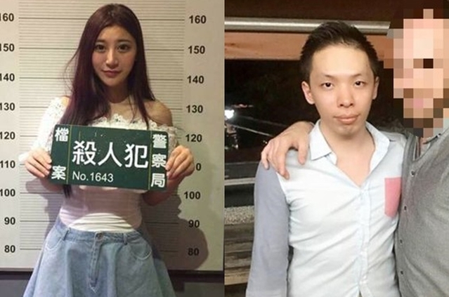 情侶檔程宇(右)竟因缺錢花用，假借外拍名義，透過女友梁絲繐(左)共謀殺害陳姓閨蜜。翻攝自臉書。
