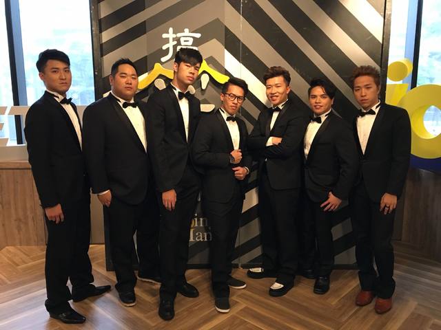 林東緒(右2)涉嫌吸食毒品