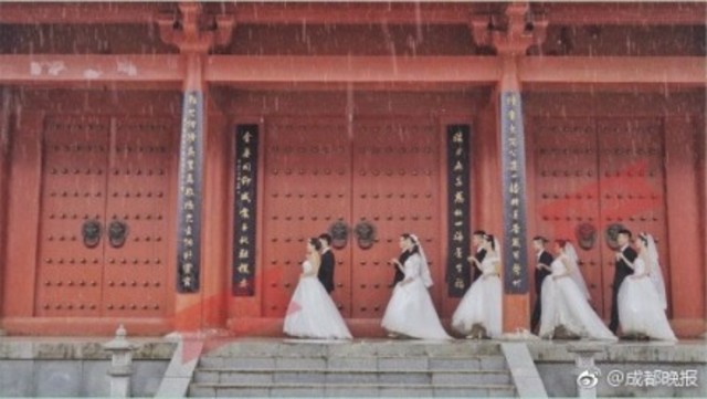 一班出了15對班對