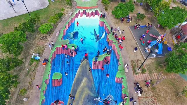 好美里壯觀3D彩繪 圖片來源:雲嘉南，好好玩!!!粉絲專頁