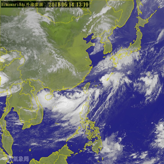 (翻攝中央氣象局)