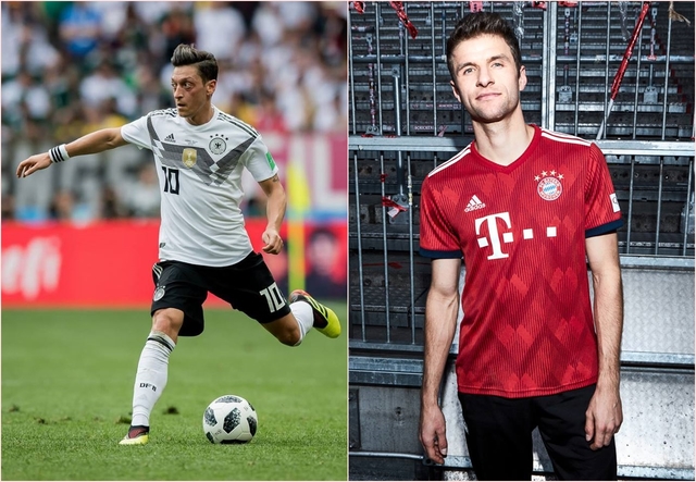 厄齊爾與穆勒(翻攝球員官方臉書)