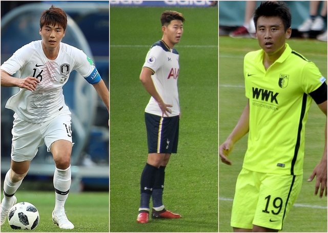 奇誠庸、孫興愍、具滋哲(翻攝維基百科)