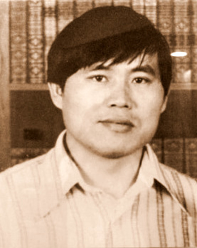 陳文成。網友發現廣告中人物的設定與本人相似度極高。(翻攝維基百科)