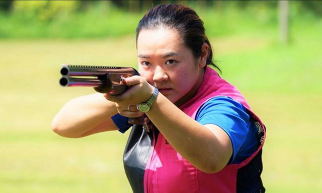 射擊選手林怡君。(翻攝中華奧會網站)