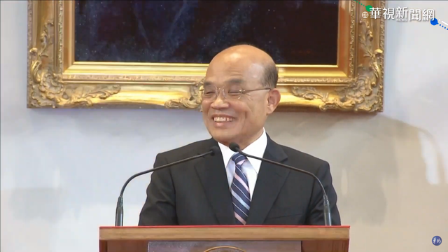 新任行政院長蘇貞昌。