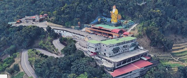 3D模式下的烘爐地。(翻攝GOOGLE MAP)