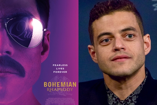 男演員雷米馬利克(Rami Malek)，在《波希米亞狂想曲》中飾演皇后樂團主唱佛萊迪。