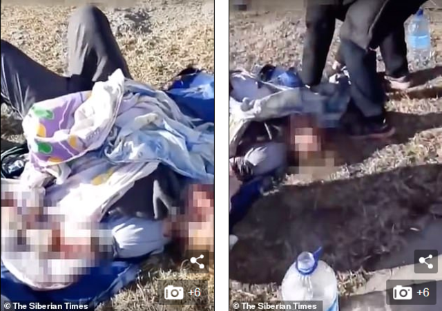 女子痛的躺在地上不斷哀嚎。(翻攝每日郵報)