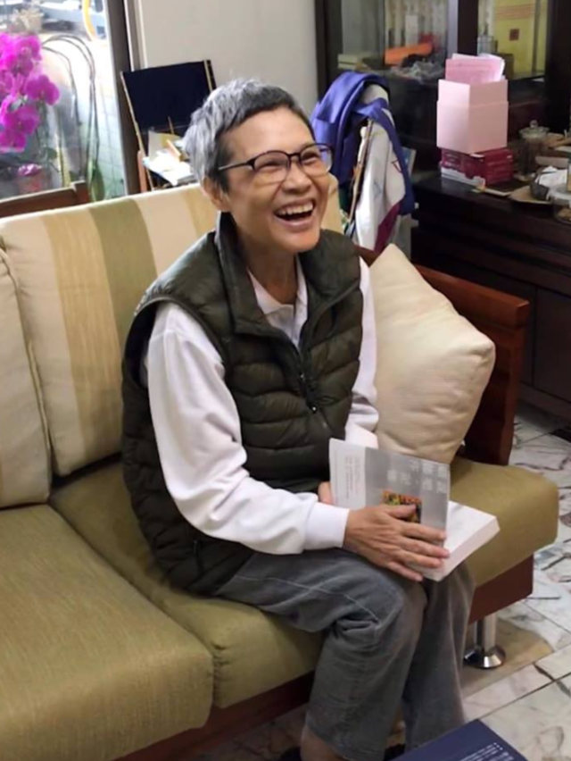 顧德莎飽受化療之苦，仍堅持為台語文學奉獻心力。(翻攝顧德莎臉書)