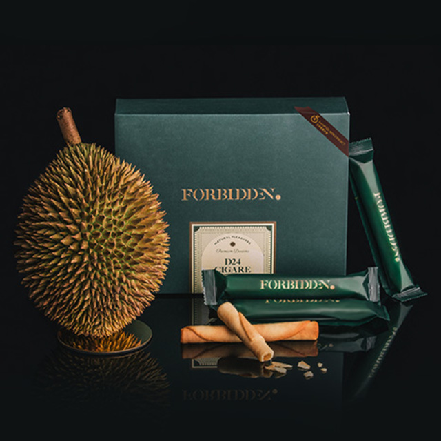 FORBIDDEN 貓山王榴槤冰心蛋糕。(翻攝自微熱山丘官方臉書粉專)