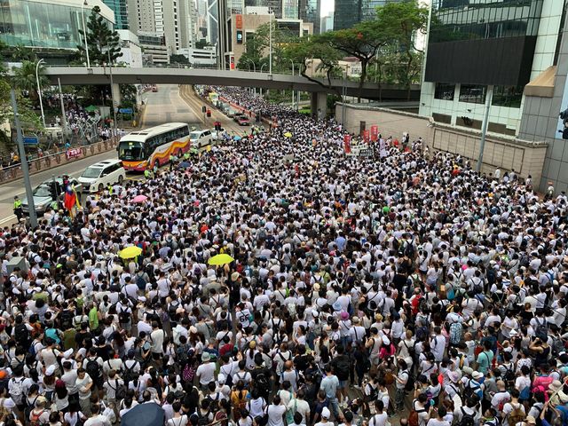 根據主辦單位的估計，參加的遊行的人數達到了驚人的103萬，連一向估計非常保守的警方也公佈有高達24萬人參加。(資料畫面)