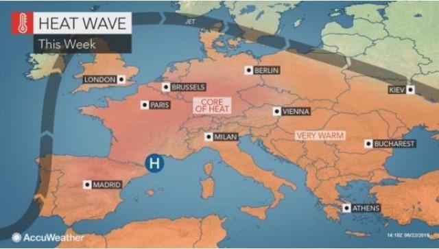 (翻攝Accuweather網站)