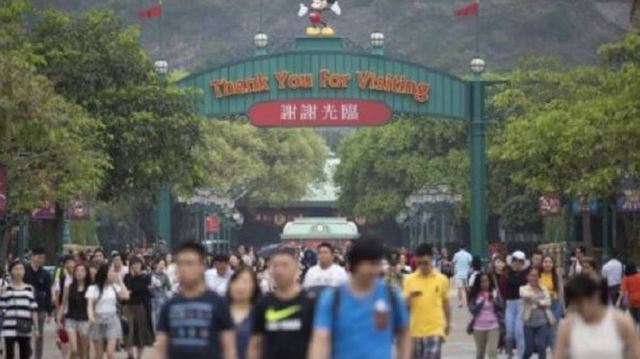 香港迪士尼示意圖(翻攝自深圳小天微博)