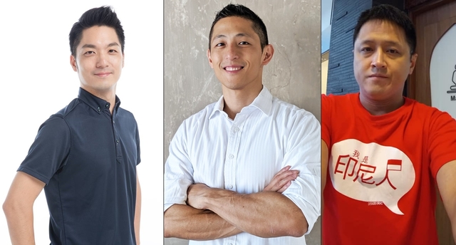 蔣萬安(左起)、吳怡農、何景榮。(資料照)