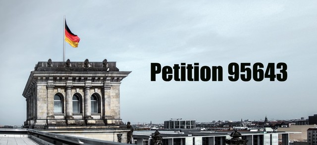 德國民眾向國會請願委員會提出請願：德國國會可通過要求德國政府與臺灣建立正式外交關係。（翻攝自Taiwan Warm Power臉書）