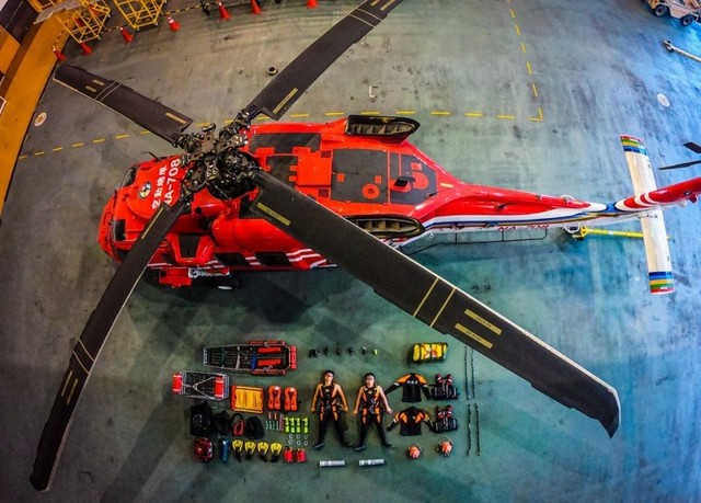 海巡直升機開箱