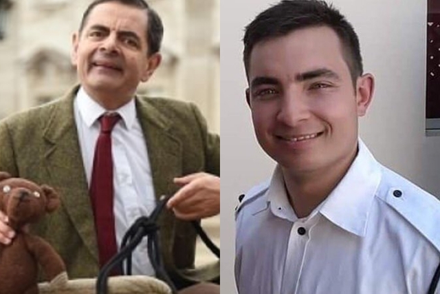 羅溫艾金森、班傑明（合成圖／翻攝推特）