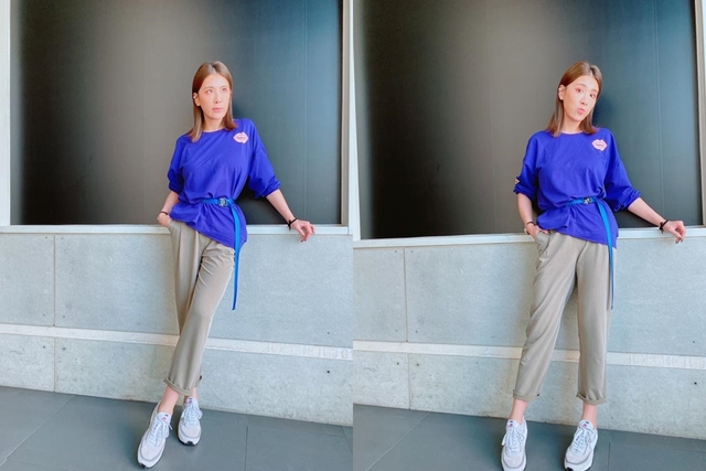 藝人小禎瘦身有成（翻攝臉書胡小禎）