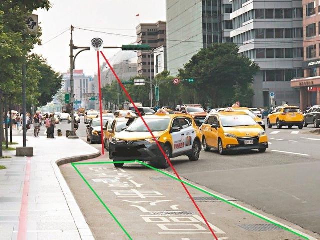 取締範圍說明。(北市交通大隊提供)