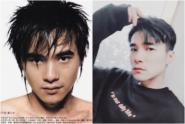 是元介的照片顯現出超級凍齡