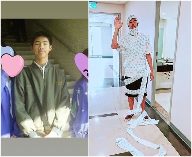 陳大天學生時期的靦腆模樣曝光