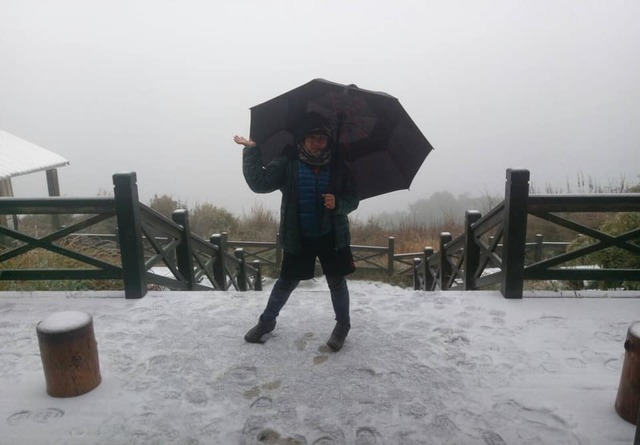 山友拍照留念。