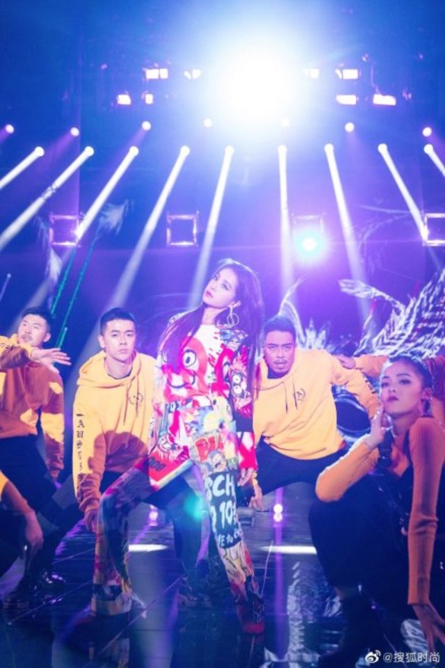 蔡依林中國表演。(翻攝自微博)