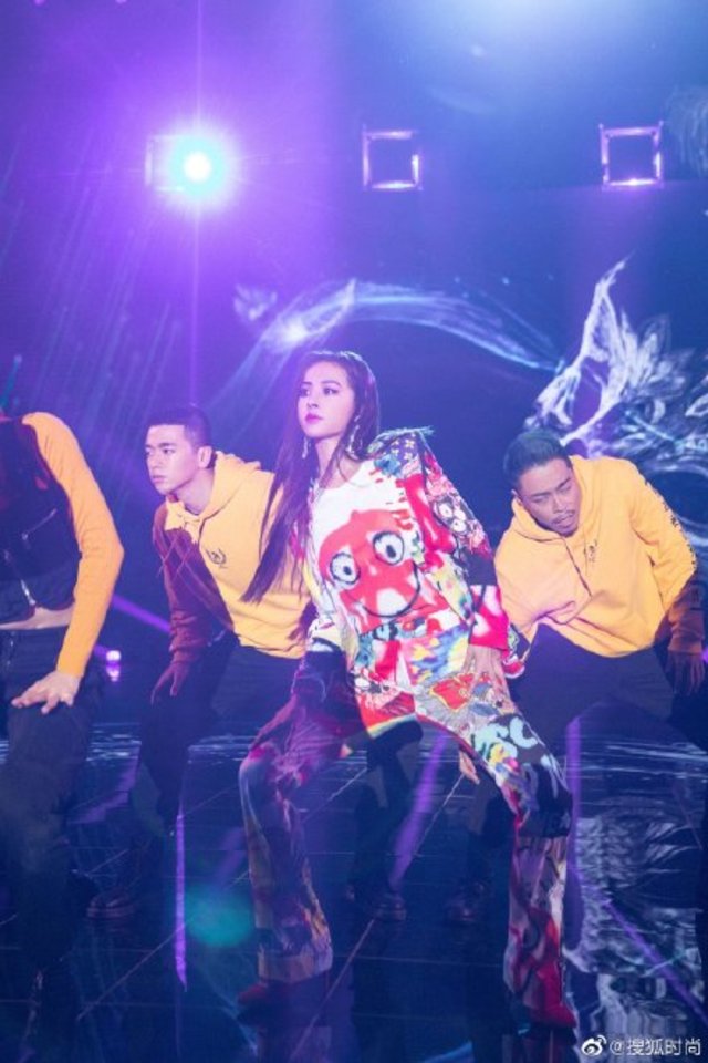 蔡依林中國表演。(翻攝自微博)