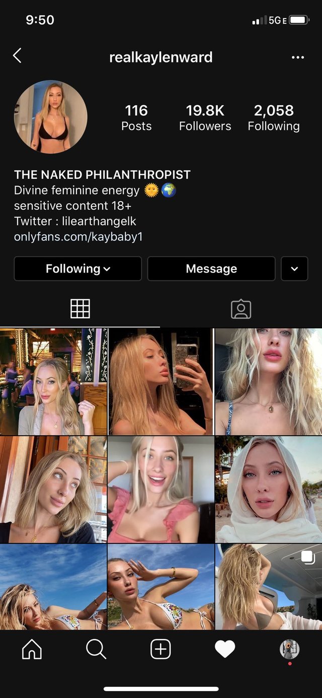 沃德的IG有近2萬人追蹤。(翻攝自IG @realkaylenward)