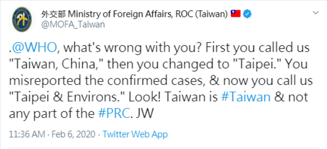 吳釗燮重申台灣主權。(翻攝外交部推特)