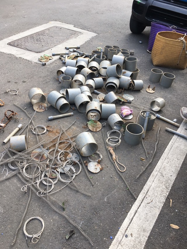 動保處查扣之獵捕用品。