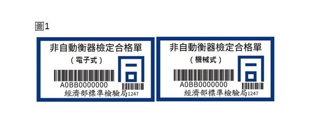 民眾到市場交易應認明磅秤上要有「同」字（經濟部標準檢驗局提供）