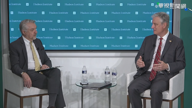 美國安顧問喊抗中 保證台海航行自由