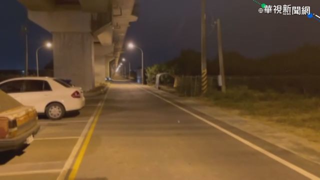 黃偉哲勘查「暗黑便道」 路燈全修復