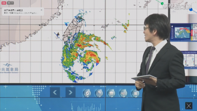 閃電今影響最劇 恆春半島防強風豪雨
