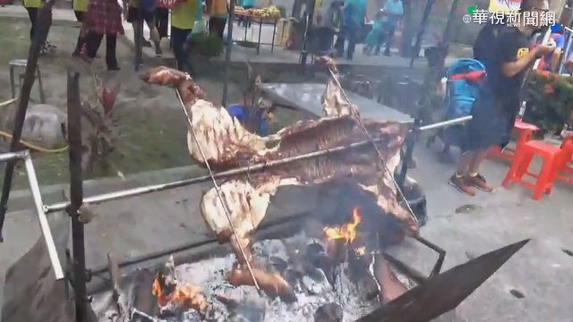 田中馬拉松開跑 桶仔雞當補給品!