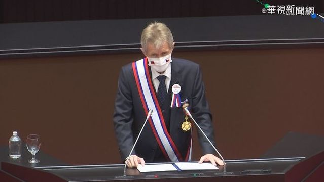 韋德齊連任捷克參議院長 游錫堃臉書道賀