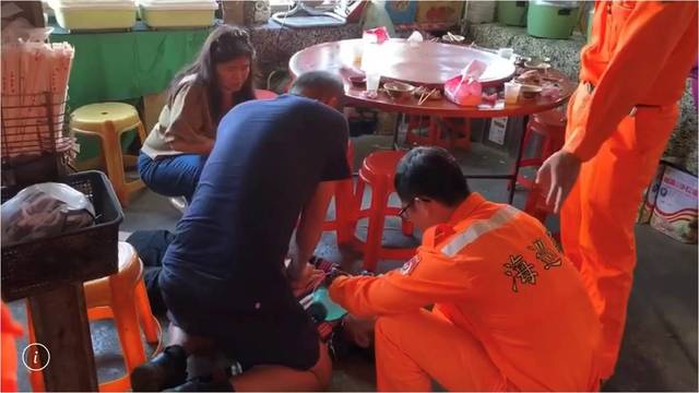 男客剝蝦突倒地猝死 店家目睹嚇壞：我們都去收驚