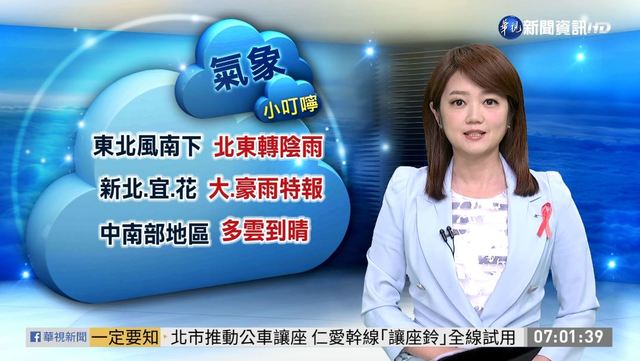 宜蘭豪雨特報 新北.花蓮大雨特報